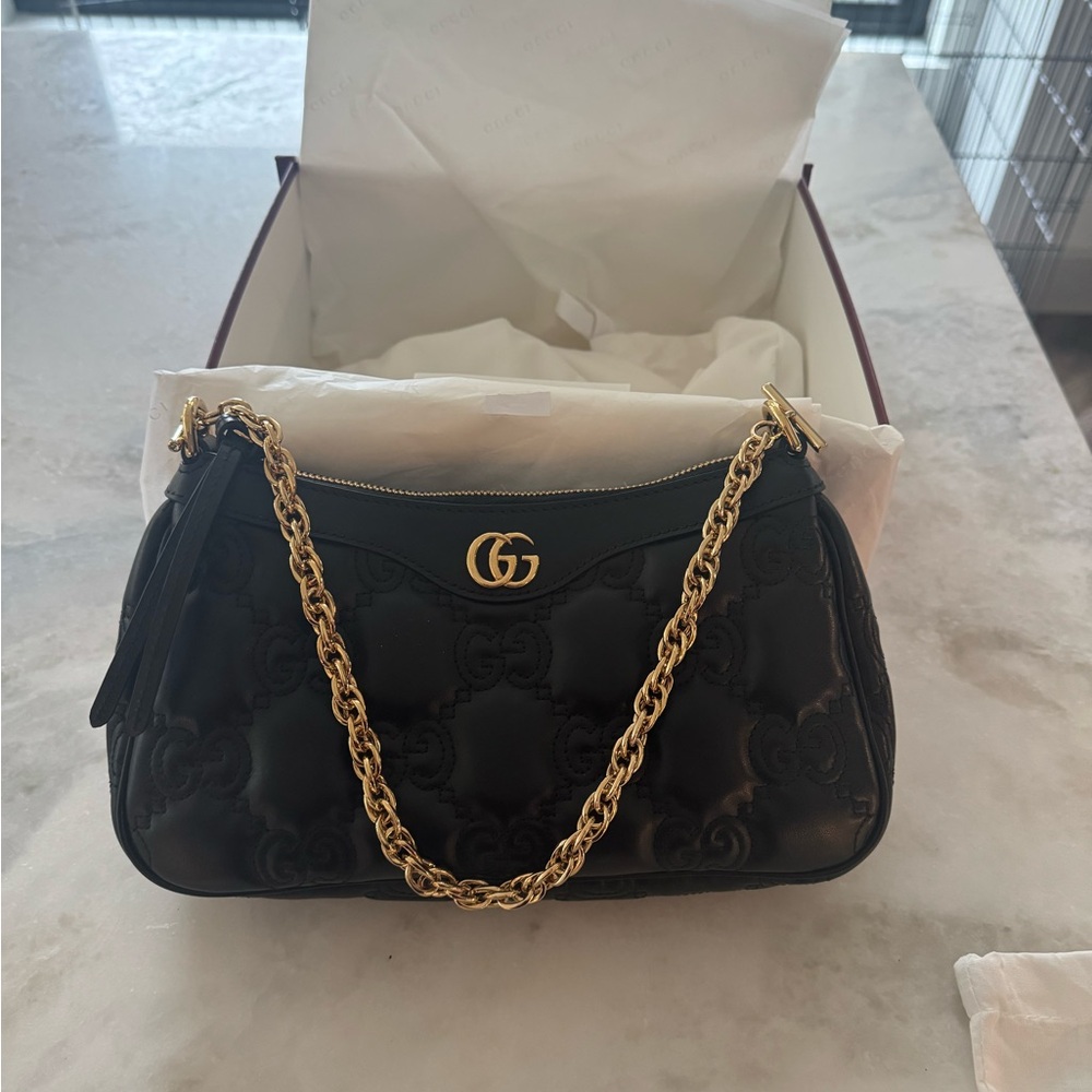 Gucci Women's Lion GG Leather Handbag